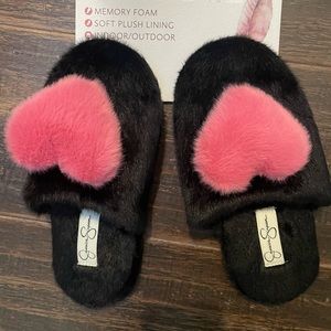 Heart slippers
